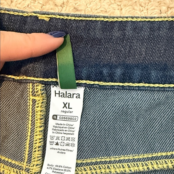 HALARA Dark Blue Flare Jeans - Picture 2 of 2
